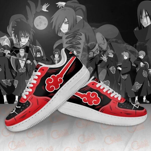 Baskets Air Force 1 Akatsuki Team - Baskets Naruto – Image 3