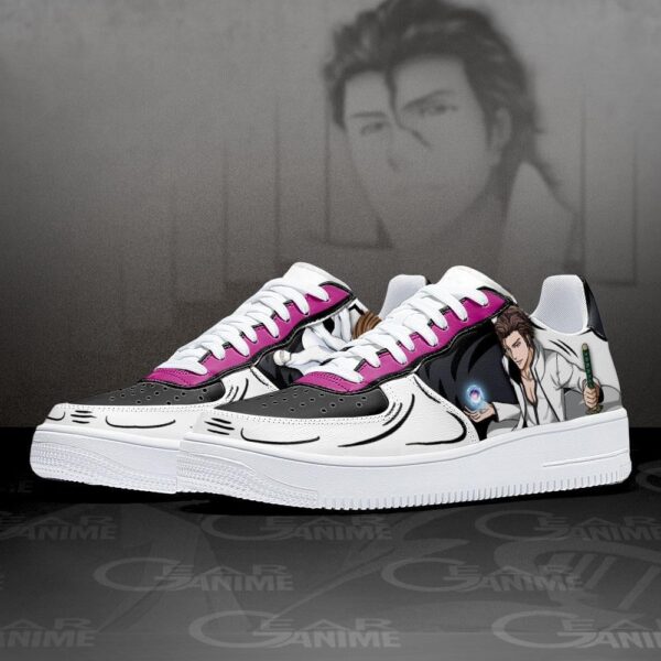 Baskets Air Force 1 Sōsuke Aizen – Bleach – Image 2
