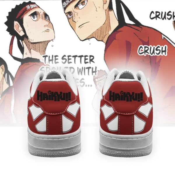 Baskets Air Force 1 Haikyuu!! Sarukawa Tech – Uniforme scolaire – Image 3