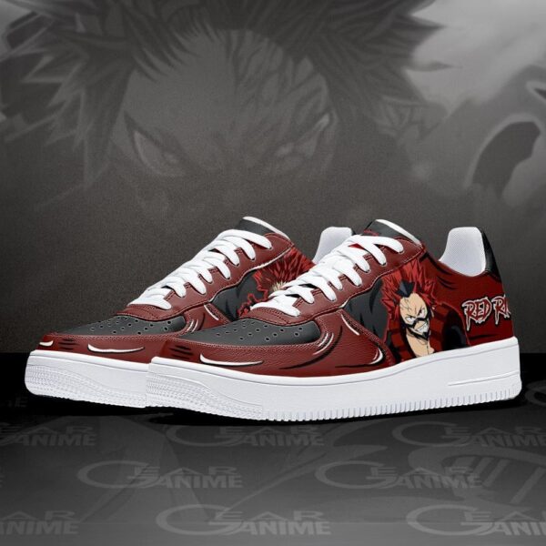 Baskets Air Force 1 Eijiro Red Riot – My Hero Academia – Chaussures d’anime – Image 2