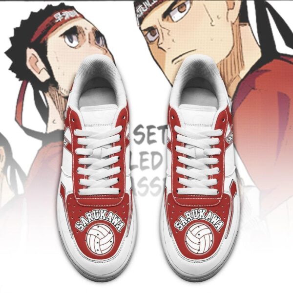 Baskets Air Force 1 Haikyuu!! Sarukawa Tech – Uniforme scolaire – Image 2