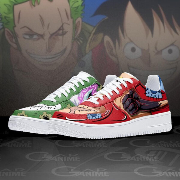 Baskets Air Force 1 Luffy & Zoro – Arc Wano – One Piece – Image 2