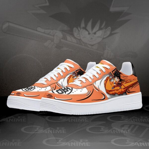 Baskets Air Force 1 Goku – Dragon Ball – Nuage magique Kinto-un – Image 2
