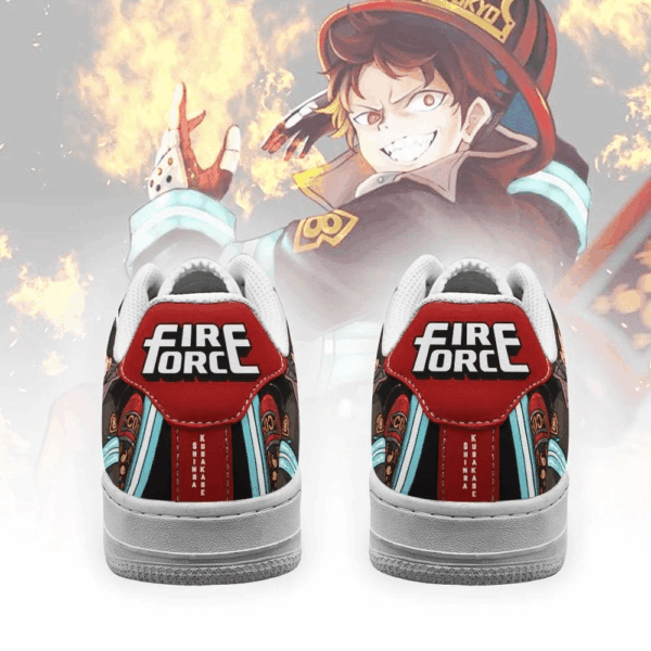 Baskets Air Force 1 Shinra Kusakabe – Fire Force – Chaussures d’anime – Image 3