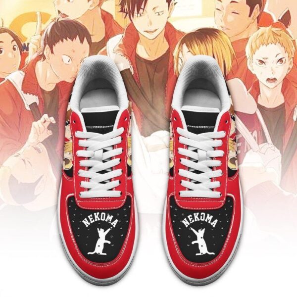 Baskets Air Force 1 Haikyuu!! Nekoma – Équipe de volley – Image 2