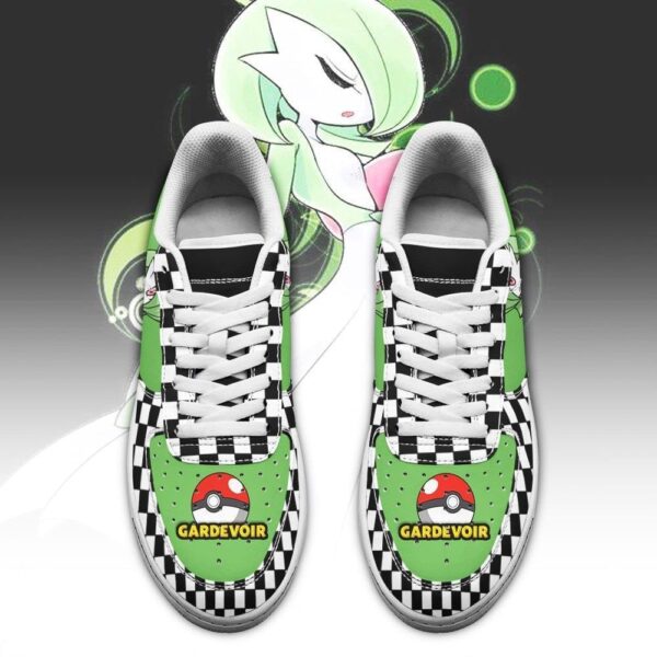 Baskets Air Force 1 Gardevoir – Pokémon – Motif damier – Image 2