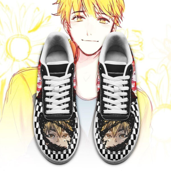 Baskets Air Force 1 Nagachika – Tokyo Ghoul – Motif damier – Image 2
