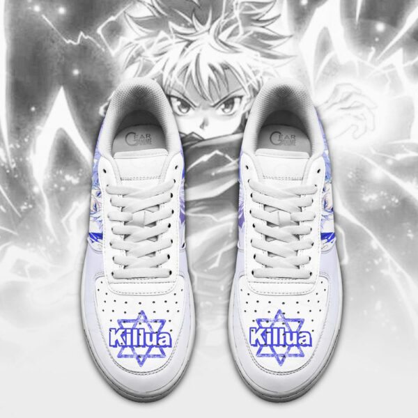 Baskets Air Force 1 Killua – Hunter x Hunter – Chaussures d’anime – Image 2
