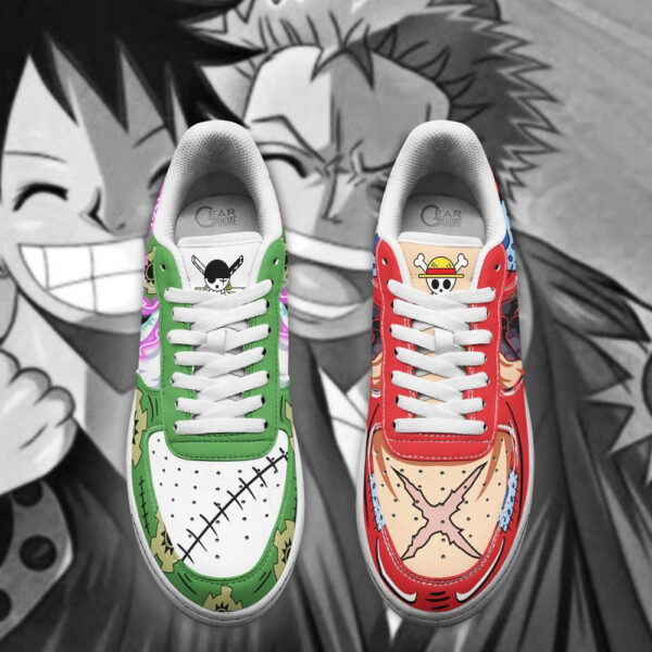 Baskets Air Force 1 Luffy & Zoro – Arc Wano – One Piece – Image 4