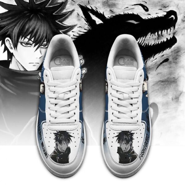 Baskets Air Force 1 Megumi Fushiguro – Jujutsu Kaisen – Chaussures d’anime – Image 2