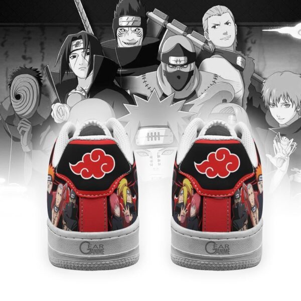 Baskets Air Force 1 Équipe Akatsuki - Baskets Naruto – Image 3