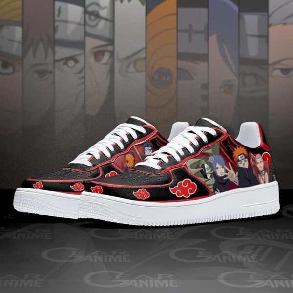 Baskets Air Force 1 Équipe Akatsuki - Baskets Naruto – Image 2