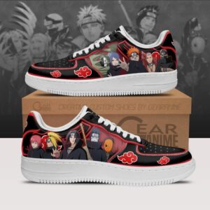 Baskets Air Force 1 Équipe Akatsuki - Baskets Naruto