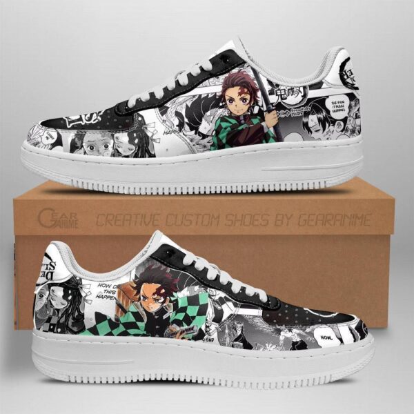 Baskets Air Force 1 Demon Slayer – Style manga mixte