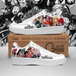 Baskets Air Force 1 My Hero Academia – Héros vs Vilains