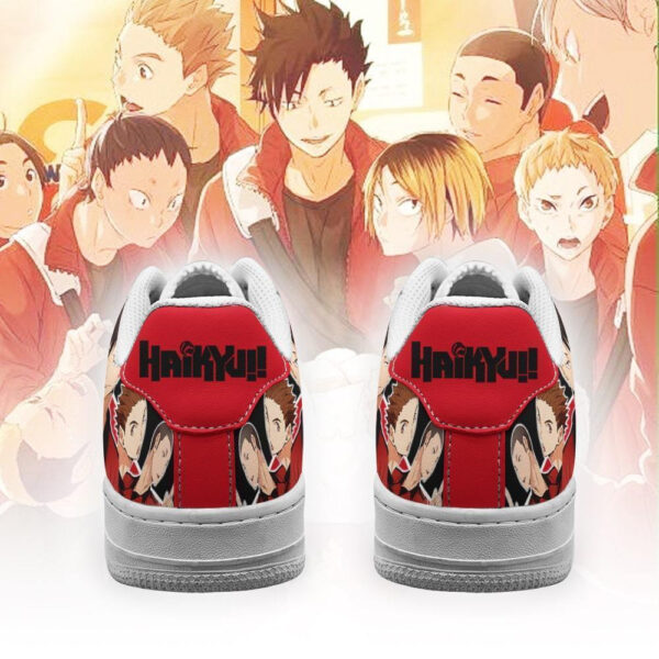 Baskets Air Force 1 Haikyuu!! Nekoma – Équipe de volley – Image 3