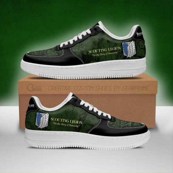 Baskets Air Force 1 Régiment d’Exploration – Slogan