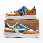 Baskets Air Force 1 Goku Blue – Dragon Ball – Chaussures d’anime