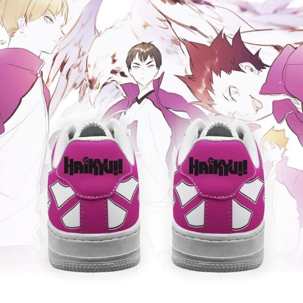 Baskets Air Force 1 Haikyuu!! Shiratorizawa – Uniforme scolaire – Image 3