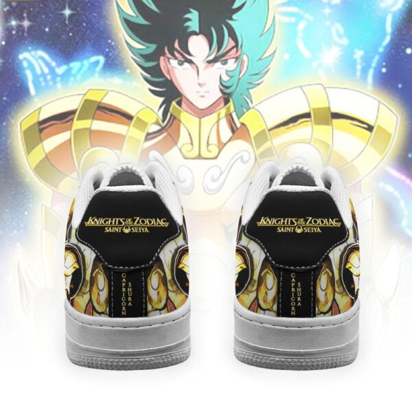 Baskets Air Force 1 Shura du Capricorne – Uniforme Saint Seiya – Image 3