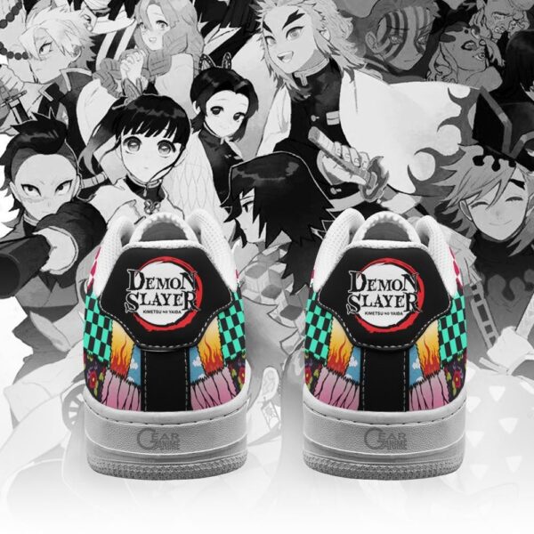 Baskets Air Force 1 Uniforme Demon Slayer – Kimetsu no Yaiba – Style animé – Image 3