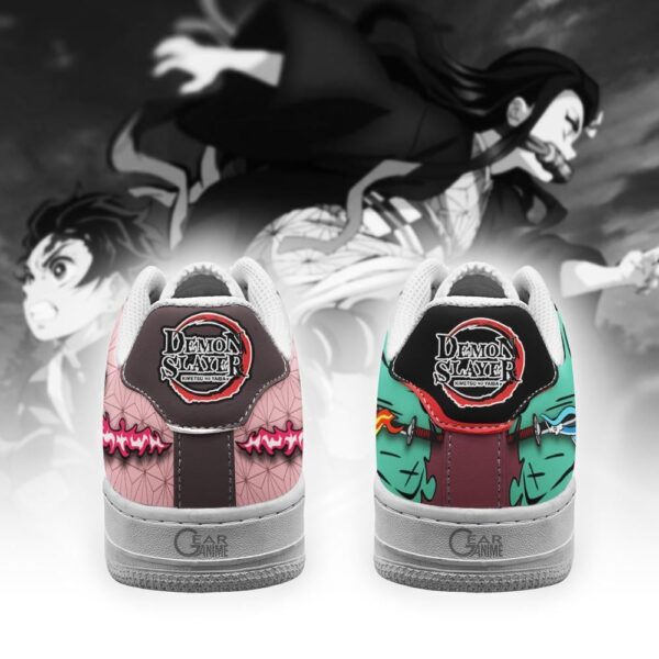 Baskets Air Force 1 Nezuko & Tanjiro – Techniques – Demon Slayer – Image 3