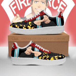 Baskets Air Force 1 Akitaru Obi – Fire Force – Chaussures d’anime
