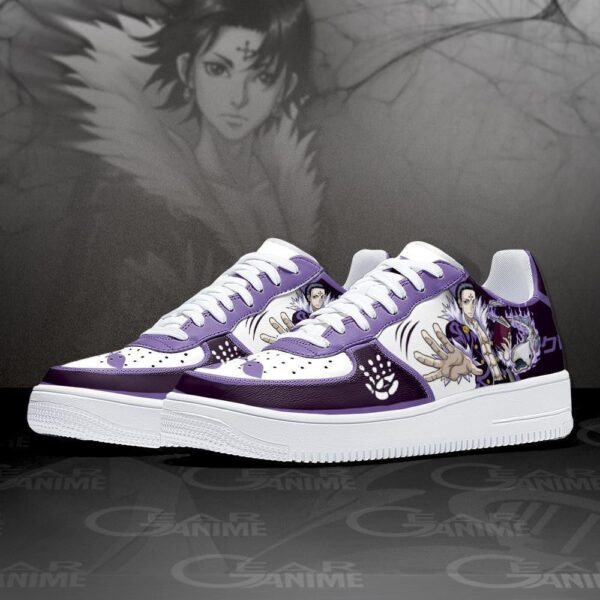 Baskets Air Force 1 Chrollo Lucilfer – Hunter x Hunter – Design unique – Image 3