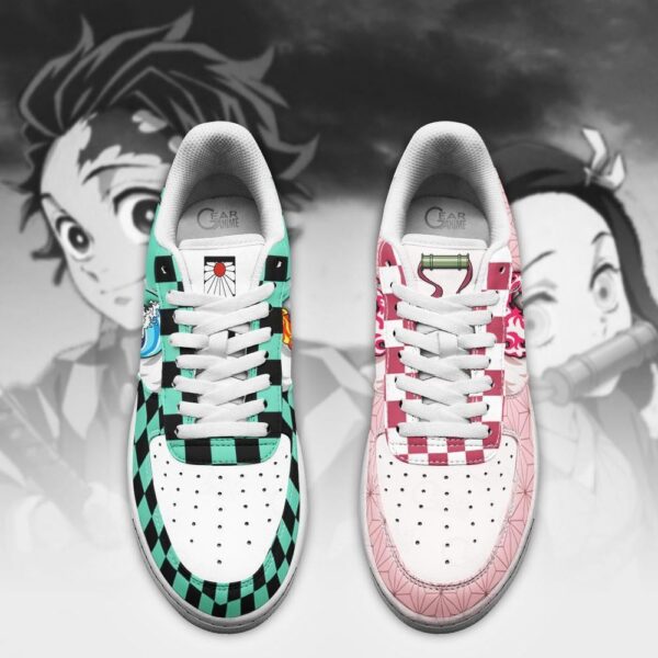 Baskets Air Force 1 Nezuko & Tanjiro – Techniques – Demon Slayer – Image 4