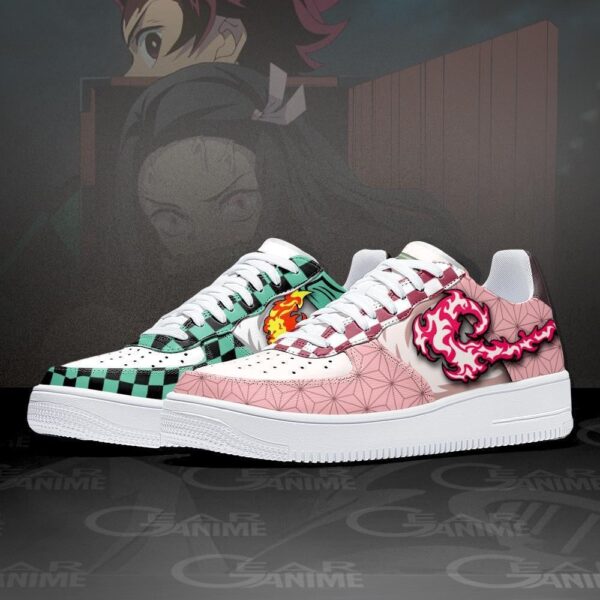 Baskets Air Force 1 Nezuko & Tanjiro – Techniques – Demon Slayer – Image 2