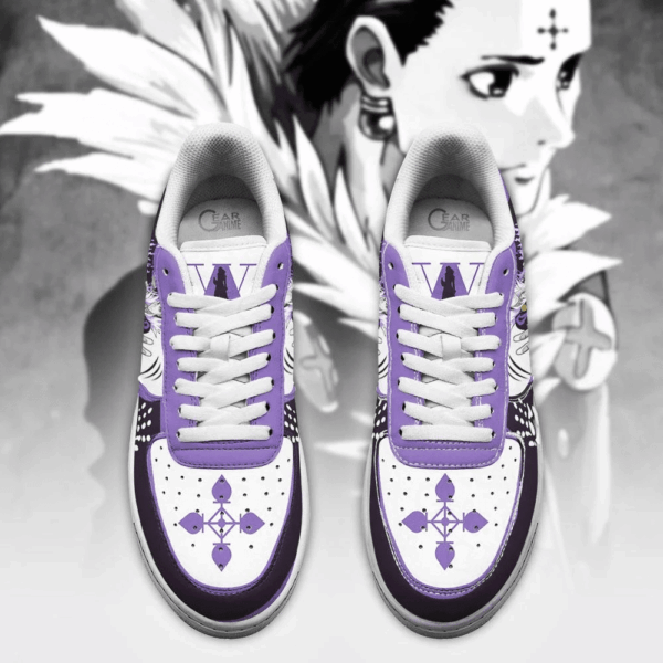 Baskets Air Force 1 Chrollo Lucilfer – Hunter x Hunter – Design unique – Image 2