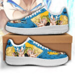 Baskets Air Force 1 Gogeta – Dragon Ball – Cadeau pour fans