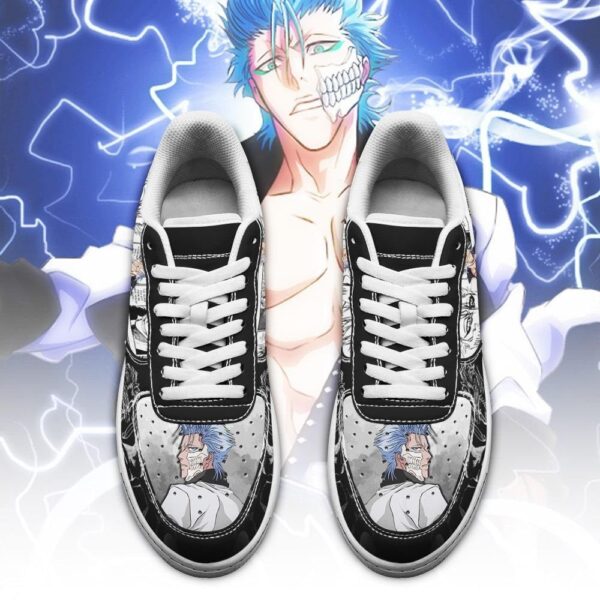 Baskets Air Force 1 Grimmjow – Bleach – Cadeau pour fans – Image 2