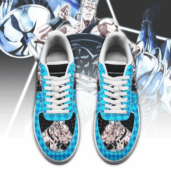 Baskets Air Force 1 Jean Pierre Polnareff – JoJo’s Bizarre Adventure – Image 2