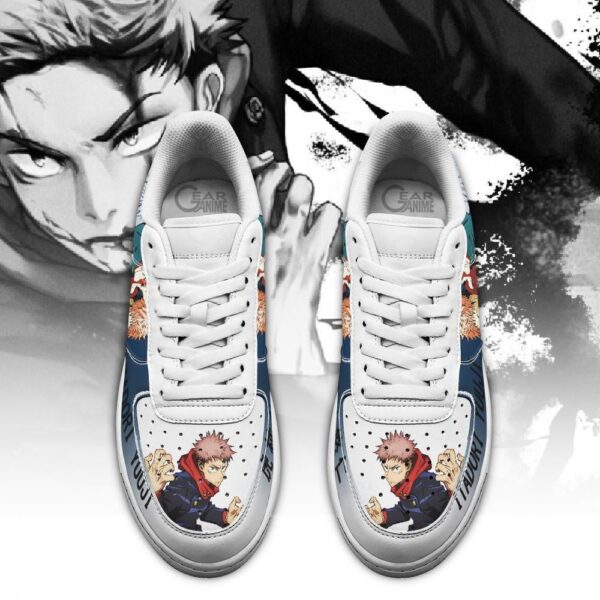 Baskets Air Force 1 Yuuji Itadori – Jujutsu Kaisen – Chaussures d’anime – Image 2
