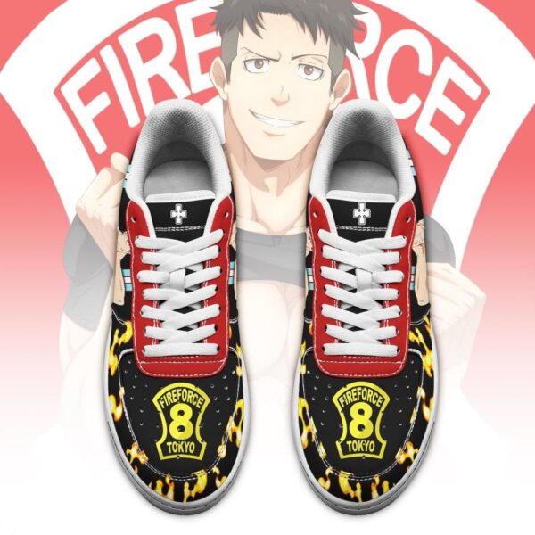 Baskets Air Force 1 Akitaru Obi – Fire Force – Chaussures d’anime – Image 2