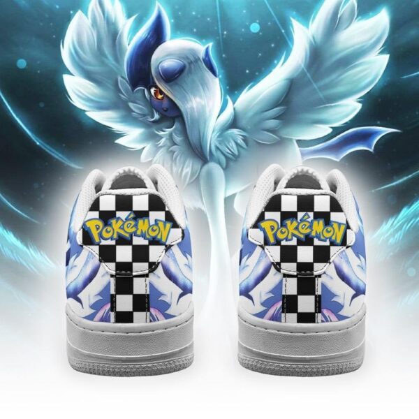 Baskets Air Force 1 Absol – Pokémon – Motif damier – Image 3