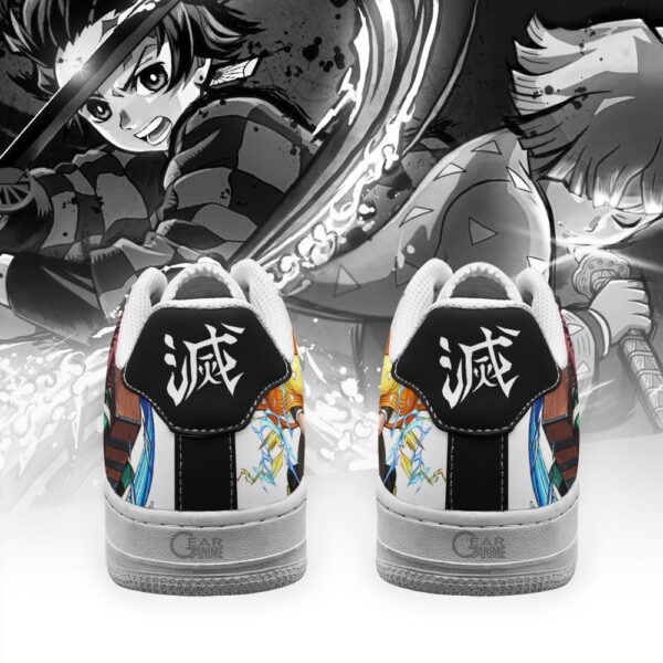 Baskets Air Force 1 Tanjiro & Zenitsu – Forme respiratoire – Demon Slayer 2 – Image 3