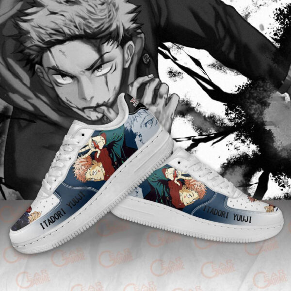 Baskets Air Force 1 Yuuji Itadori – Jujutsu Kaisen – Chaussures d’anime – Image 4