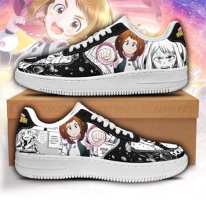 Baskets Air Force 1 Ochaco Uraraka – Cadeau fans – My Hero Academia