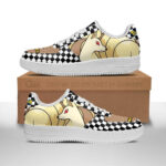 Baskets Air Force 1 Ninetales – Pokémon – Motif damier