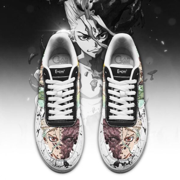 Baskets Air Force 1 Senku Ishigami – Dr. Stone – Design animé – Image 2