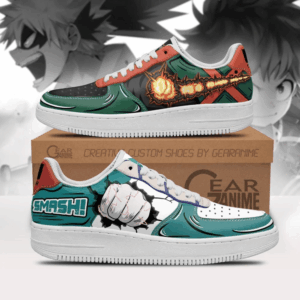 Baskets Air Force 1 Deku et Bakugo – My Hero Academia – Chaussures