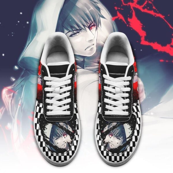 Baskets Air Force 1 Koutarou – Tokyo Ghoul – Motif damier – Image 2