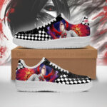 Baskets Air Force 1 Touka – Tokyo Ghoul – Motif damier