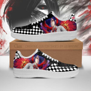 Baskets Air Force 1 Touka – Tokyo Ghoul – Motif damier