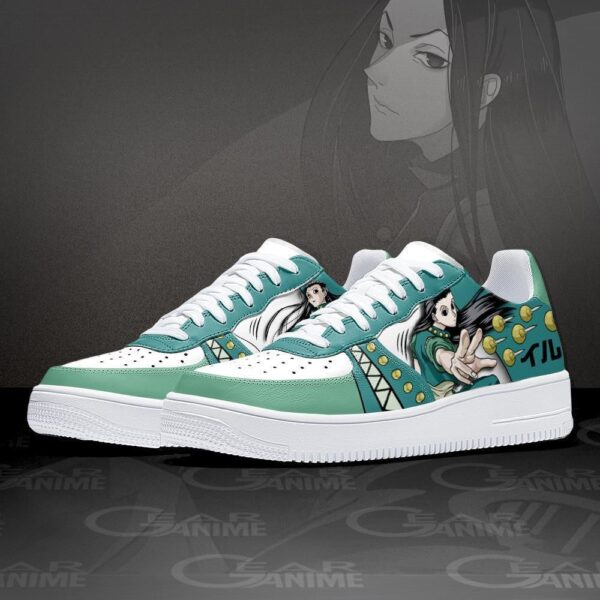 Baskets Air Force 1 Illumi Zoldyck – Hunter x Hunter – Chaussures d’anime – Image 3