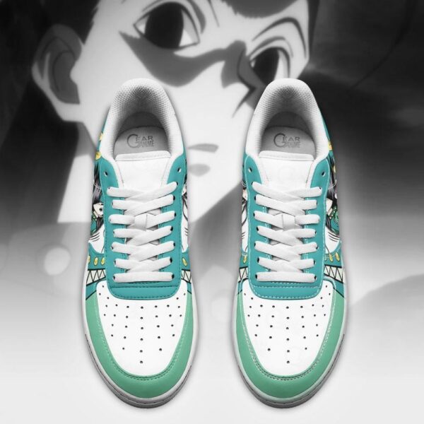 Baskets Air Force 1 Illumi Zoldyck – Hunter x Hunter – Chaussures d’anime – Image 2