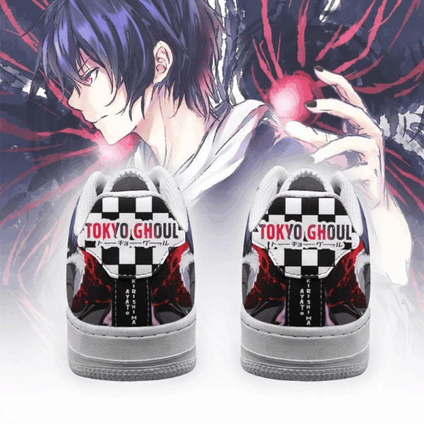 Baskets Air Force 1 Ayato – Tokyo Ghoul – Motif damier – Image 3