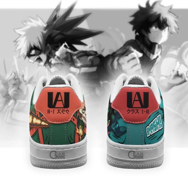 Baskets Air Force 1 Deku et Bakugo – My Hero Academia – Chaussures – Image 3